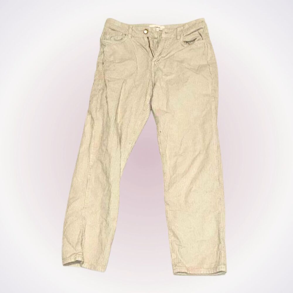 Bash Corduroy Ecru Women’s Pants | Sz 2